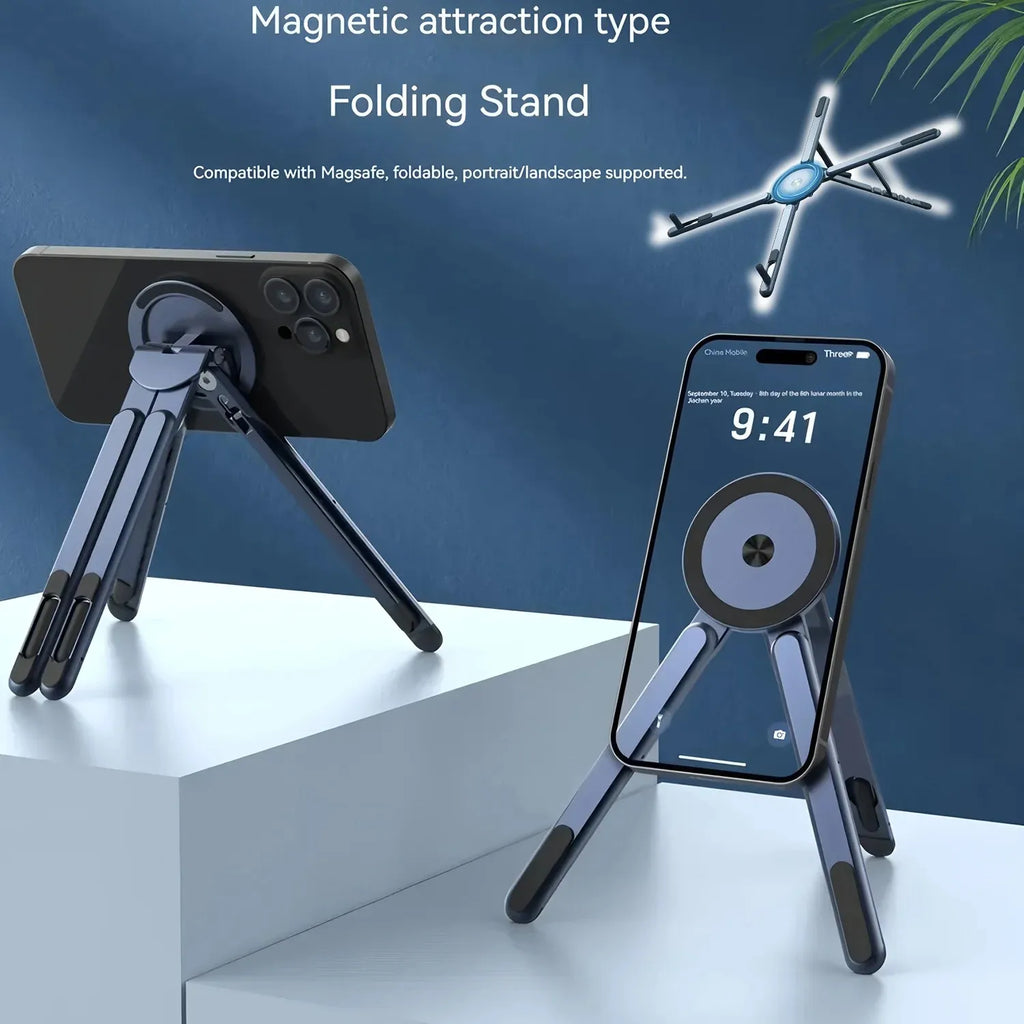 3-in-1 Magnetic Phone Stand & Selfie Tripod