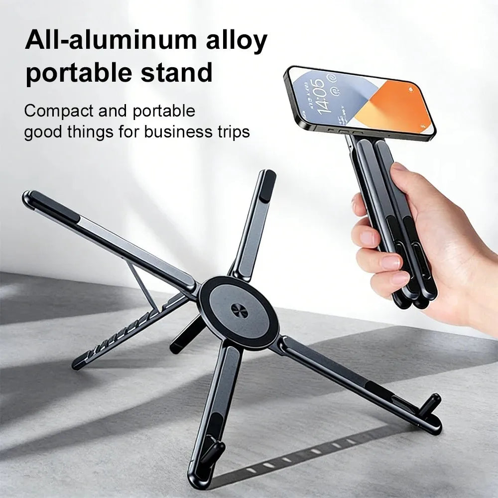 3-in-1 Magnetic Phone Stand & Selfie Tripod