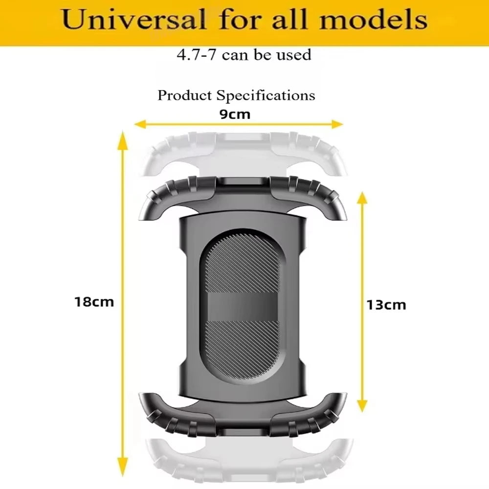 360 Degree adjustable motorcycle and bike phone mount.