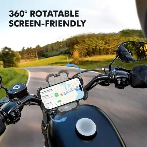 360 Degree adjustable motorcycle and bike phone mount.