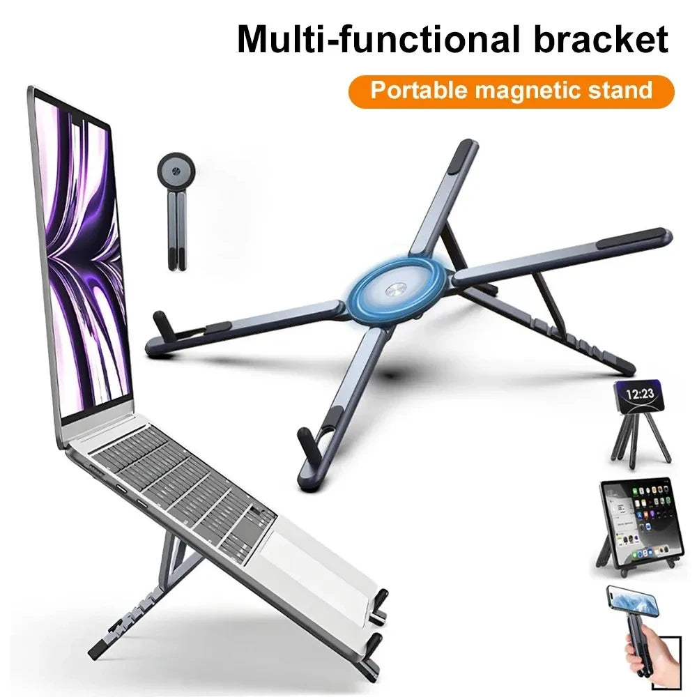 3-in-1 Magnetic Phone Stand & Selfie Tripod